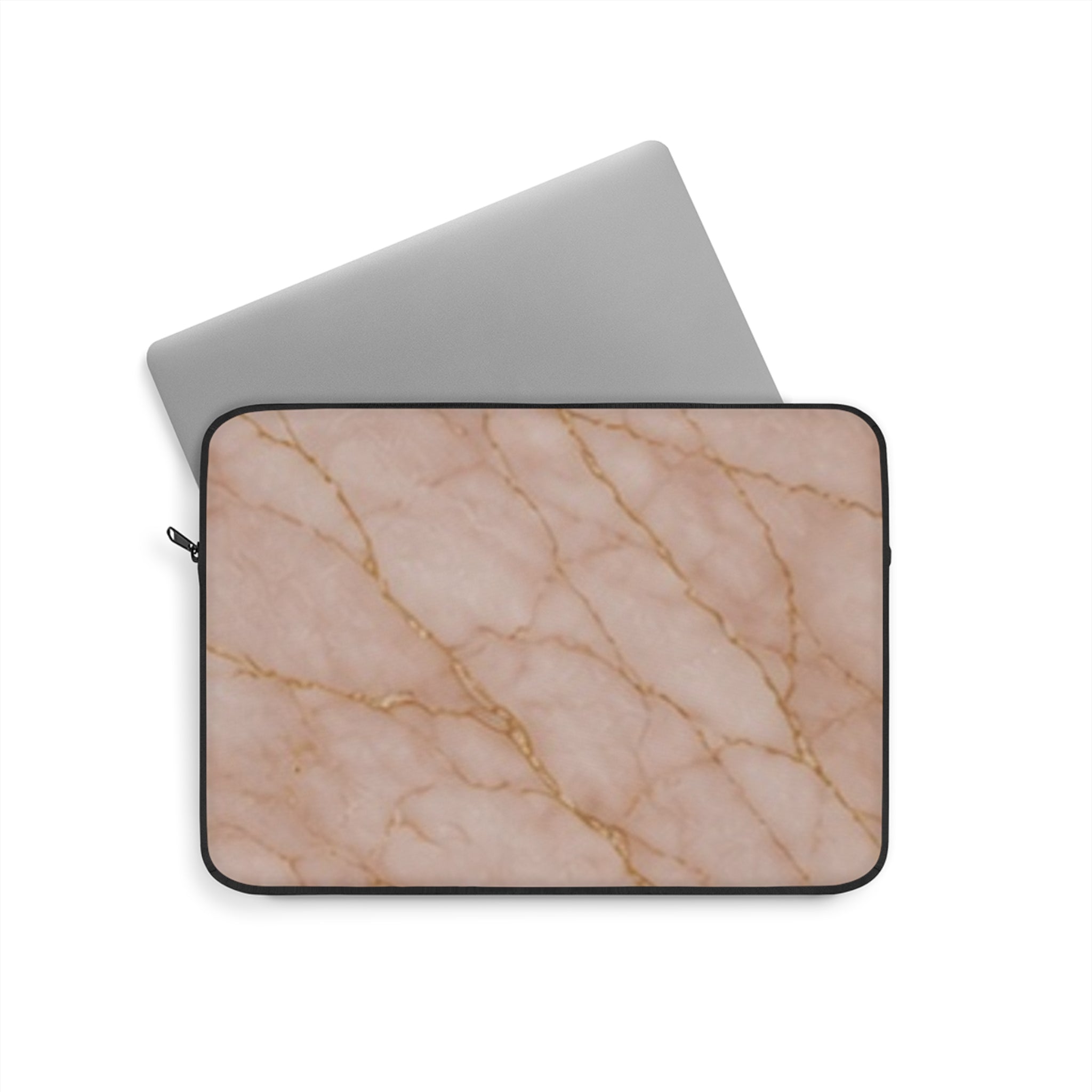 Pink Marble Laptop Sleeve — Protective Stylish Laptop Case