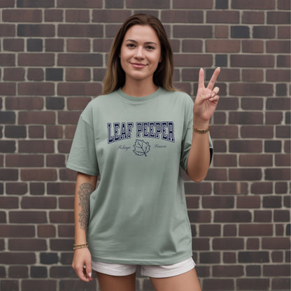 New England Leaf Peeping Comfort Colors Fall Season T-Shirt