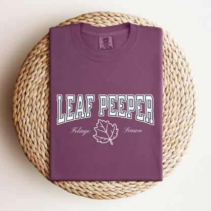 New England Leaf Peeping Comfort Colors Fall Season T-Shirt