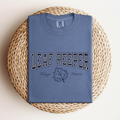 New England Leaf Peeping Comfort Colors Fall Season T-Shirt