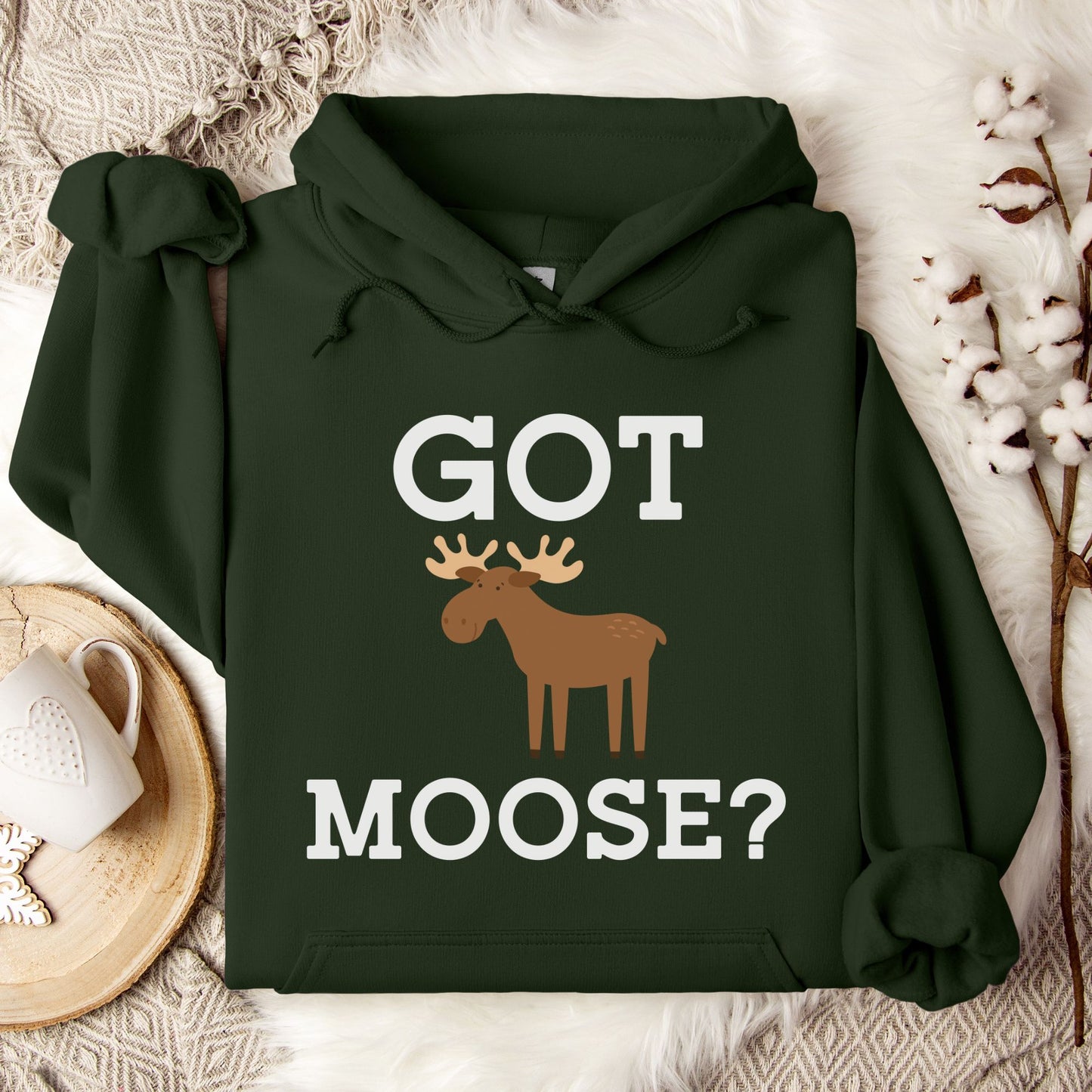 Got Moose? Funny New Hampshire Hoodie