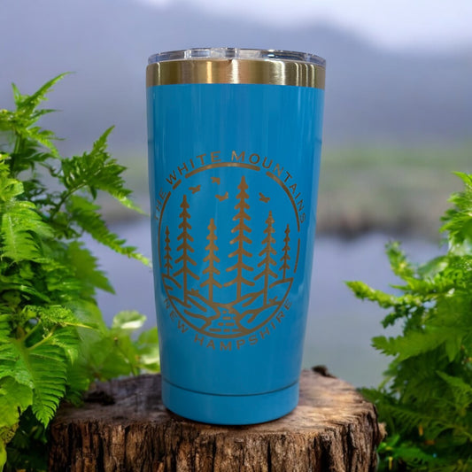 The White Mountains of New Hampshire Engraved 20oz Tumbler