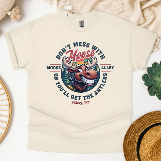 Moose Alley Graphic T-Shirt – Pittsburg, NH Souvenir