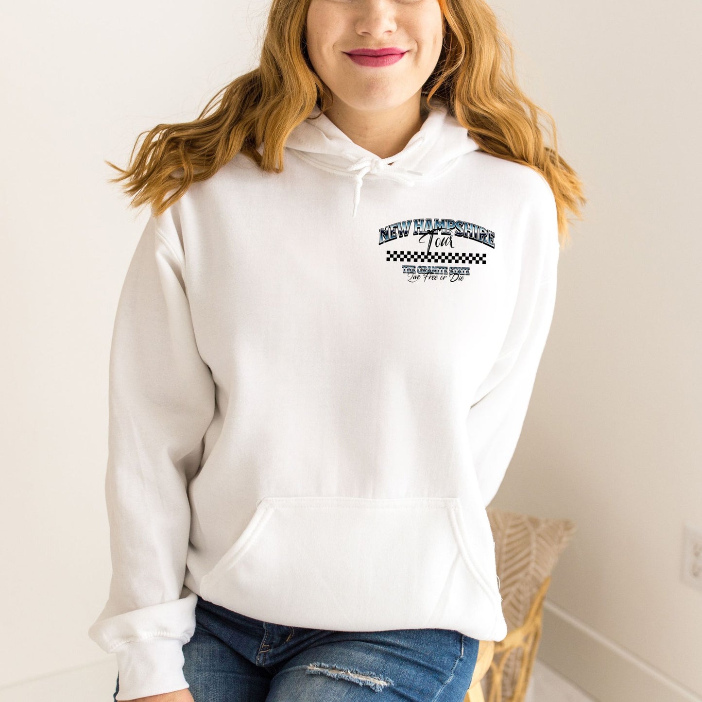 New Hampshire Tour Hooded Sweatshirt - Granite State Keepsake