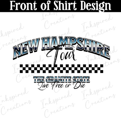 New Hampshire Tour Hooded Sweatshirt - Granite State Keepsake