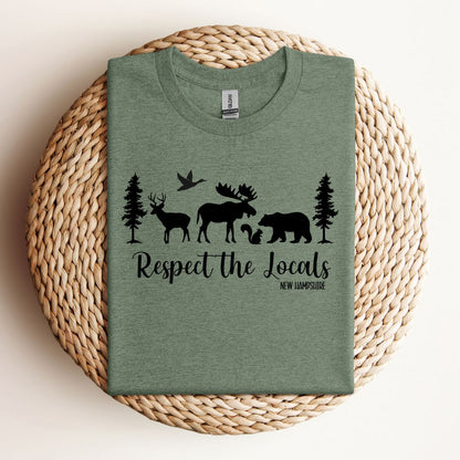 "Respect the Locals" New Hampshire T-Shirt