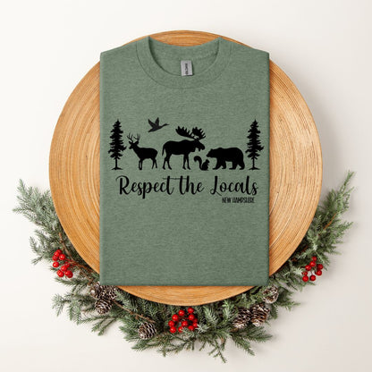 "Respect the Locals" New Hampshire T-Shirt