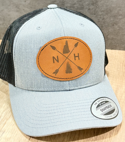 New Hampshire Crossed Arrows Trucker Hat