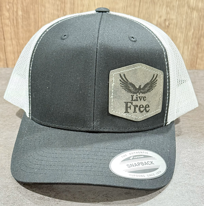 Live Free Eagle Trucker Hat