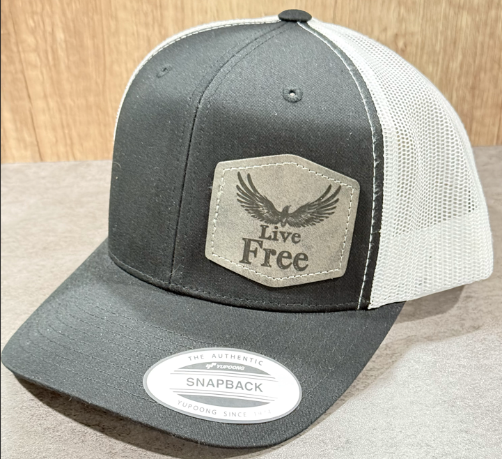 Live Free Eagle Trucker Hat