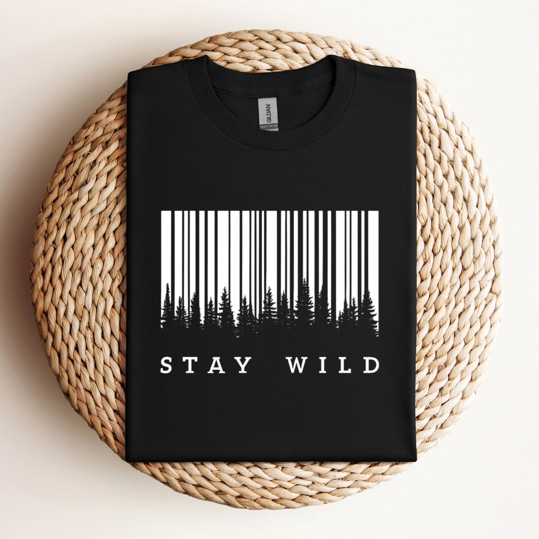 Stay Wild Barcode T-Shirt