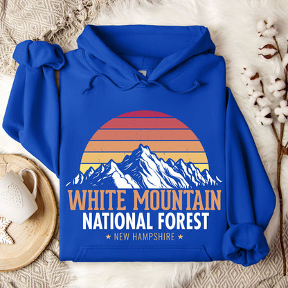 White Mountains Retro Sunset Hooded Sweatshirt