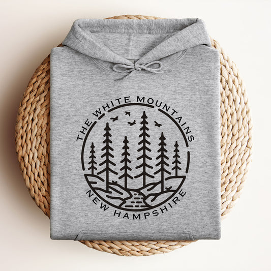 New Hampshire White Mountains Hooded Sweatshirt