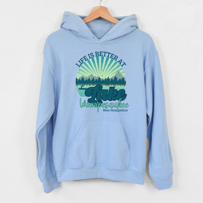 Lake Winnipesaukee, New Hampshire Hoodie - Lake Life