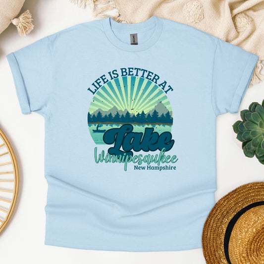 Lake Winnipesaukee, New Hampshire T-Shirt - Lake Life