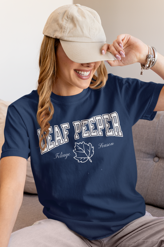 New England Leaf Peeping Comfort Colors Fall Season T-Shirt